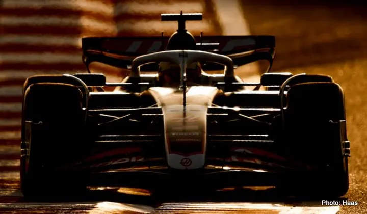 haas f1 testing bahrain