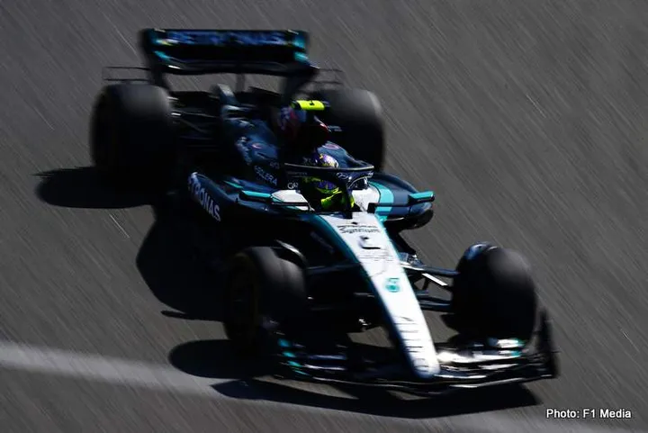 hamilton bahrain testing 2024