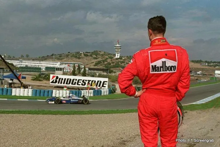 schumacher villeneuve f1 jerez 1997