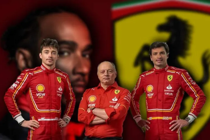 vasseur ferrari hamilton