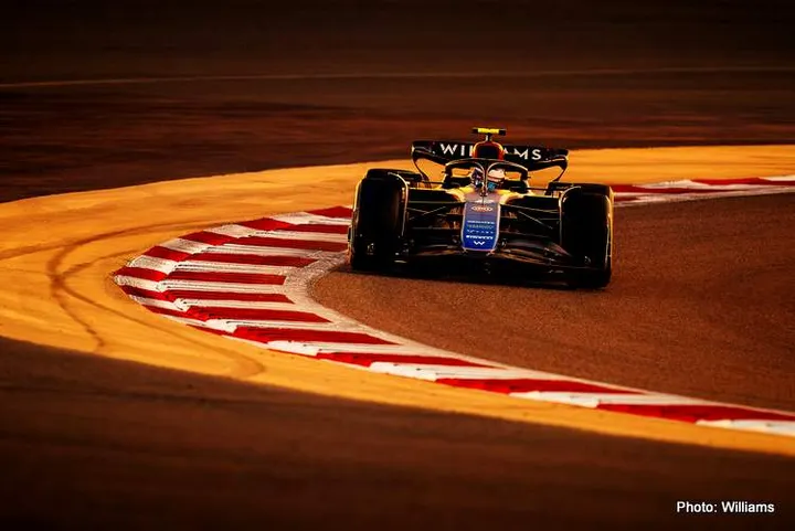 williams f1 testing bahrain speed