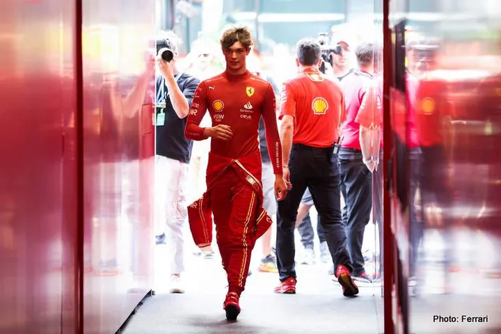 BEARMAN Oliver, Scuderia Ferrari SF-24, portrait during the Formula 1 STC Saudi Arabian Grand Prix 2024, 2nd round of the 2024 Formula One World Championship from March 7 to 9, 2024 on the Jeddah Corniche Circuit, in Jeddah, Saudi Arabia - Photo Antonin Vincent / DPPI