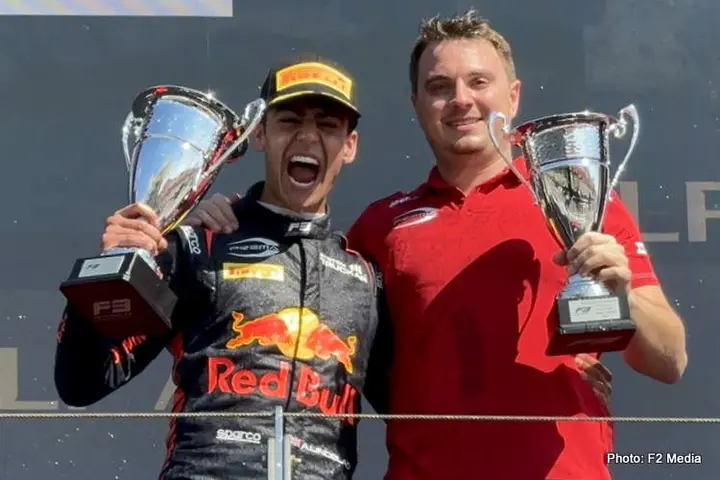 Bahrain Race 1 Formula 3 lindblad f3 winner