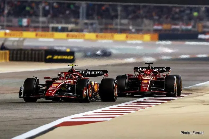 sainz leclerc bahrain 2024