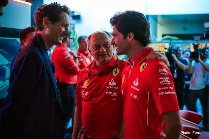 sainz vasseur elkann jeddah 2024