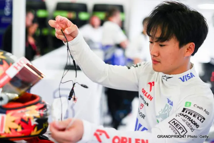MELBOURNE, AUSTRALIA - MARCH 23: Yuki Tsunoda of Scuderia Visa Cash App RB during qualifying ahead of the F1 Grand Prix of Australia at Albert Park Circuit on March 23, 2024 in Melbourne, Australia. (Photo by Peter Fox/Getty Images) // Getty Images / Red Bull Content Pool // SI202403230181 // Usage for editorial use only //