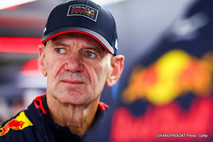SUZUKA, JAPAN - APRIL 06: Adrian Newey, the Chief Technical Officer of Oracle Red Bull Racing looks on in the garage during qualifying ahead of the F1 Grand Prix of Japan at Suzuka International Racing Course on April 06, 2024 in Suzuka, Japan. (Photo by Mark Thompson/Getty Images) // Getty Images / Red Bull Content Pool // SI202404060220 // Usage for editorial use only //