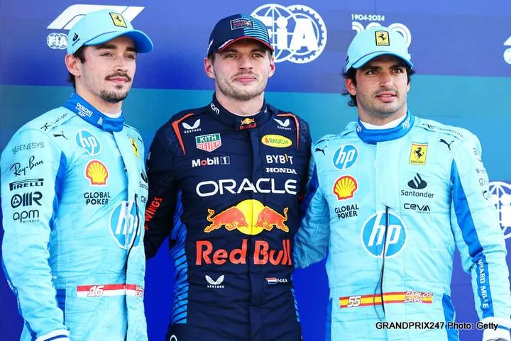 verstappen leclerc sainz miami 2024