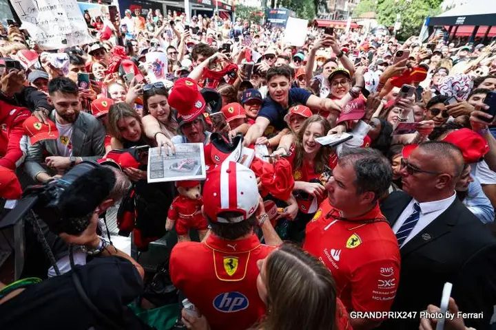 LECLERC Charles (mco), Scuderia Ferrari SF-24, portrait during the Formula 1 Grand Prix de Monaco 2024, 8th round of the 2024 Formula One World Championship from May 23 to 26, 2024 on the Circuit de Monaco, in Monaco - Photo Florent Gooden / DPPI