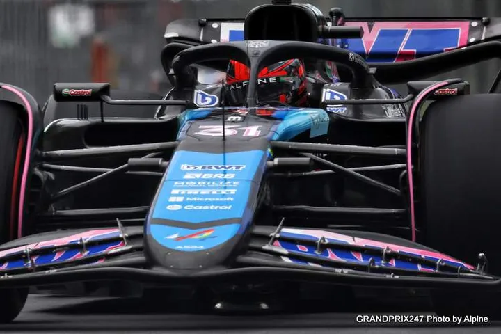 Alpine: Both drivers were happy with their car
