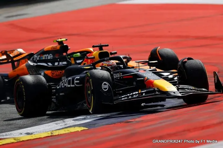 verstappen norris austrian GP crash f1