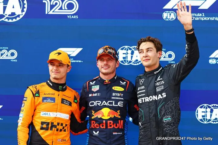 Austrian Grand Prix Qualifying Top Three Press Conference Herbert: I was a F1 Steward in Austria, it was Max Verstappen's fault