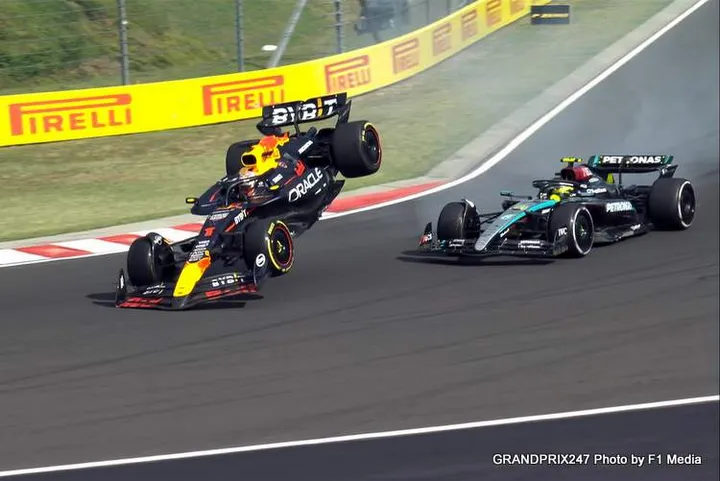 Hamilton: Verstappen battle was a little hair-raising