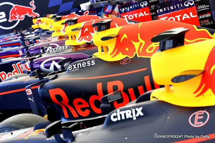 Verstappen and teammates pick their favourite Red Bull F1 cars red bull f1 cars line up