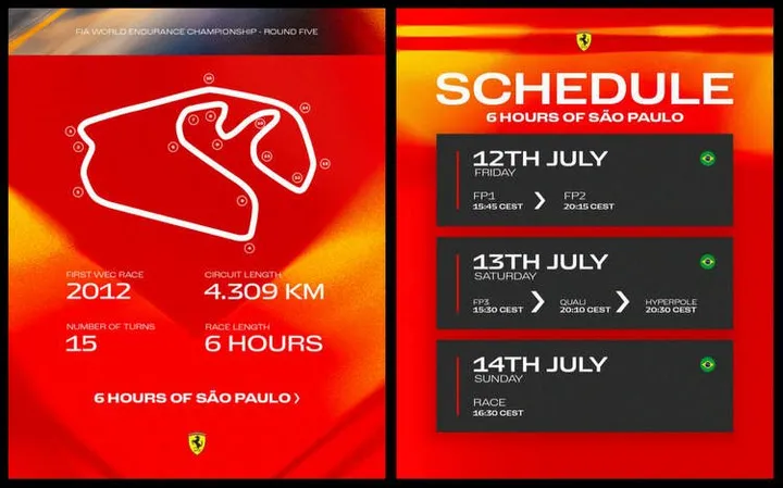 sao paulo wec schedule track graphic