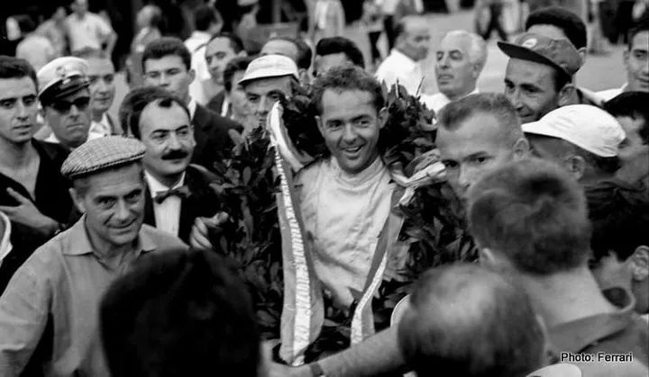 f1-italian-gp-1960-phil-hill-1st-position-with-richie-ginther-2nd-position