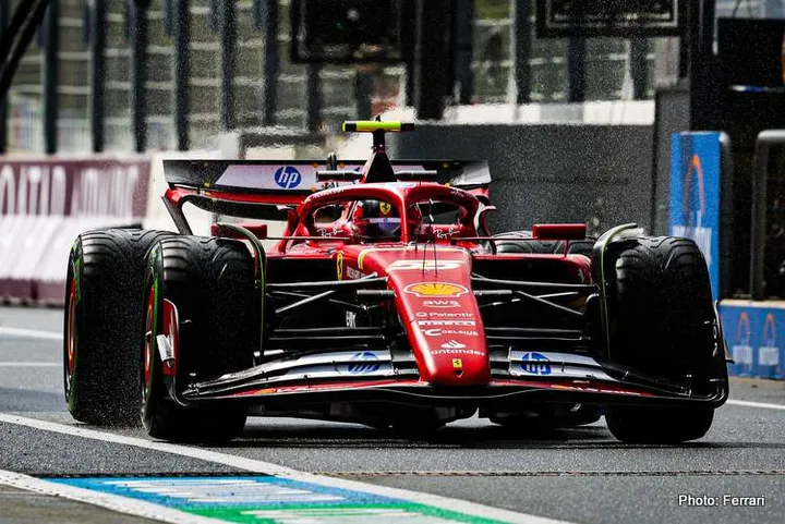 55 SAINZ Carlos (spa), Scuderia Ferrari SF-24, action during the Formula 1 Heineken Dutch Grand Prix 2024, 15th round of the 2024 Formula One World Championship from August 23 to 25, 2024 on the Circuit Zandvoort, in Zandvoort, Netherlands - Photo Antonin Vincent / DPPI