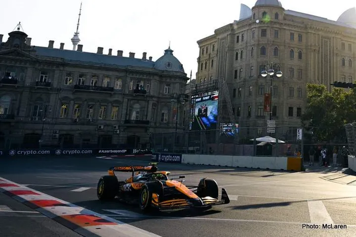 mclaren baku f1 practice ecclestone