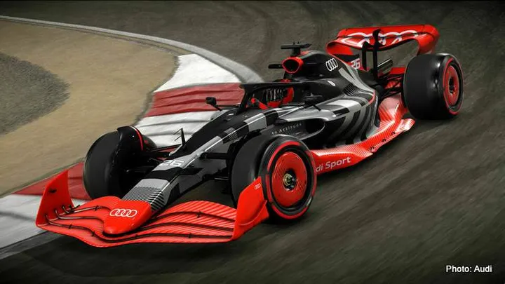 Showcar with Audi F1 launch livery / EA SPORTS F1® 22