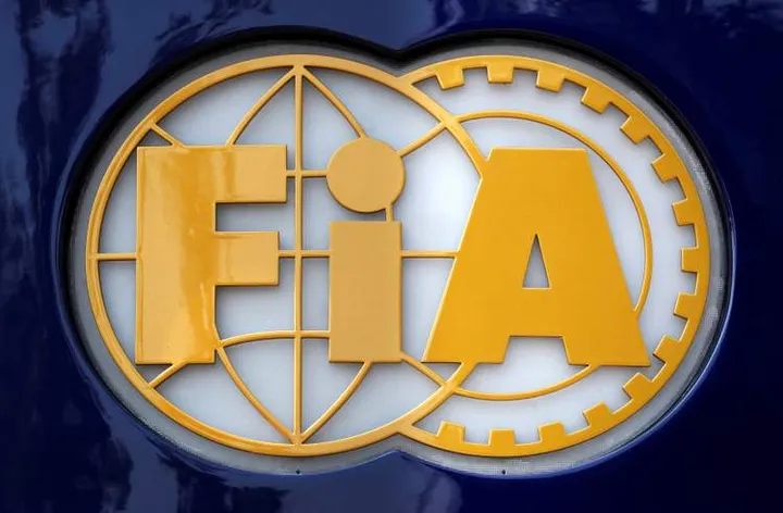 FILE PHOTO: Formula One F1 - Italian Grand Prix - Circuit of Monza, Monza, Italy - August 30, 2018 General view of the FiA logo REUTERS/Stefano Rellandini/