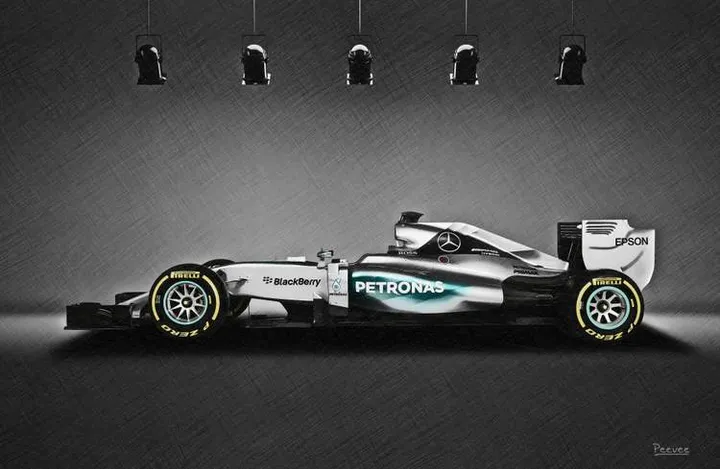 The Mercedes F1 W06 Hybrid was a highly successful Mercedes-Benz Formula One racing car designed and developed under the direction of Aldo Costa, Geoff Willis and Paddy Lowe, to compete in the 2015 Formula One season. The cars were driven by Lewis Hamilton and Nico Rosberg. The chassis was named "F1 W06 Hybrid" to represent the sixth Formula One car that Mercedes had constructed since 2010, while the hybrid was marked to recognize the utilization of fully integrated hybrid power units. Hamilton was Drivers' F1 World Champion with the car, which also claimed the Constructors' world title for Mercedes, winning 16 of the 19 races it was entered into. livery design