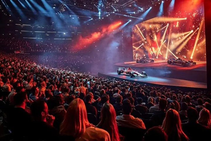 2025 F1 car launch at the O2 formula 1
