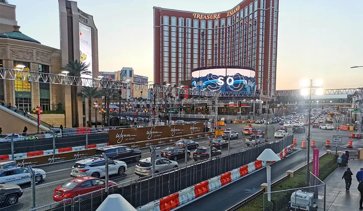 F1 'ruining' Las Vegas as race organisers erect barriers blocking views of the Strip