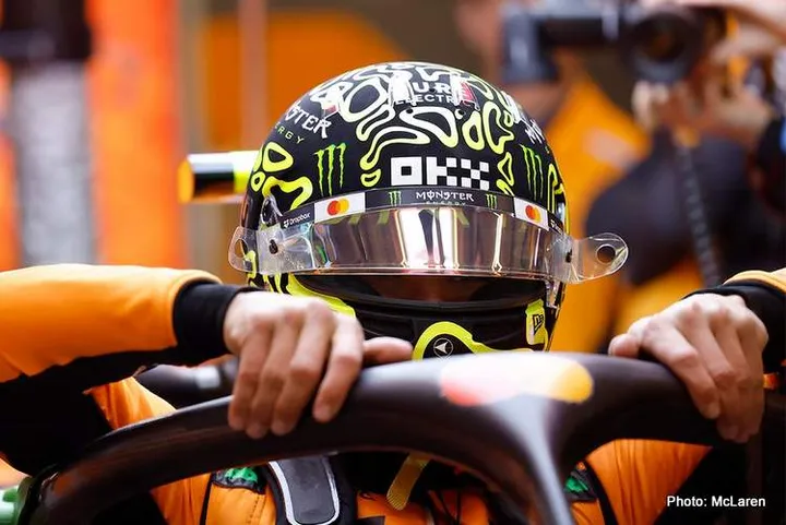 norris f1 mclaren las vegas qualifying