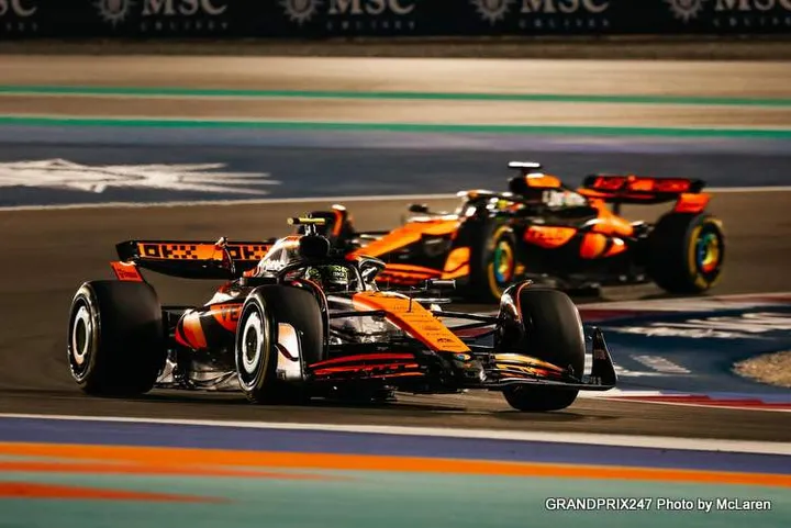Qatar Grand Prix Sprint: Norris leads McLaren one two