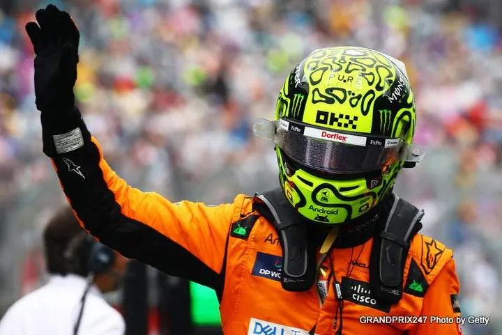 Norris: Verstappen got a bit lucky