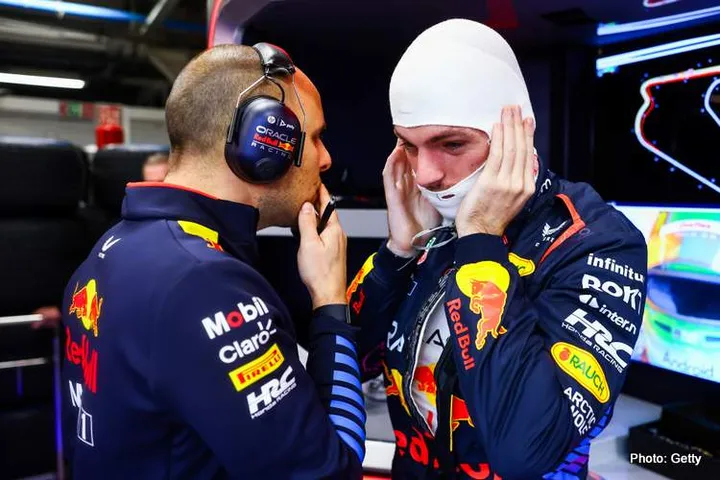 SAO PAULO, BRAZIL - NOVEMBER 03: Max Verstappen of the Netherlands and Oracle Red Bull Racing prepares to drive in the garage prior to qualifying ahead of the F1 Grand Prix of Brazil at Autodromo Jose Carlos Pace on November 03, 2024 in Sao Paulo, Brazil. (Photo by Mark Thompson/Getty Images) // Getty Images / Red Bull Content Pool // SI202411030317 // Usage for editorial use only //