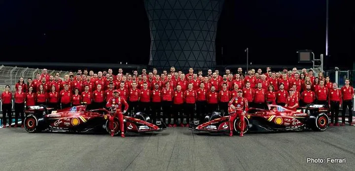 carlos sainz ferrari f1 abu dhabi last race eam photo