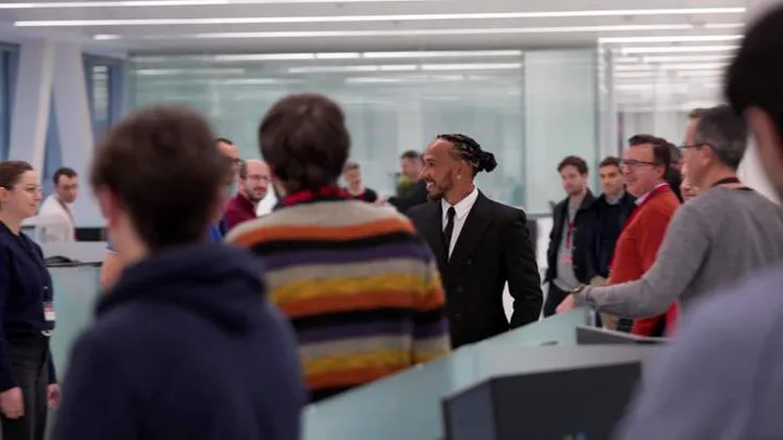 lewis hamilton first day at ferrari factory f1 maranello 2025 007