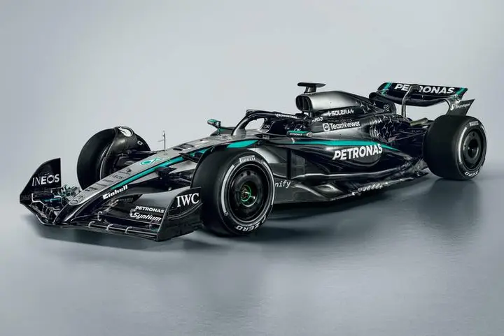 antonelli russell wolff mercedes w16 photos 2025
