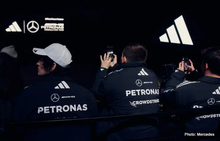 mercedes f1 team wear 2025
