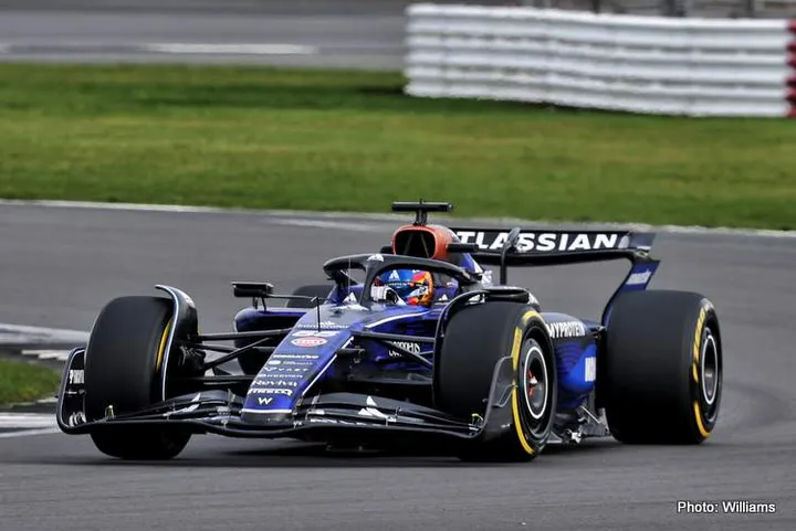 Carlos Sainz (ESP) Williams Racing FW46. Formula One World Championship, Atlassian Williams Racing FW47 Launch, Silverstone, England, Friday 14th February 2025.