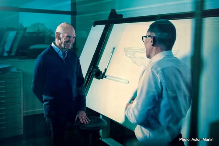 adrian newey aston martin f1 drawing board