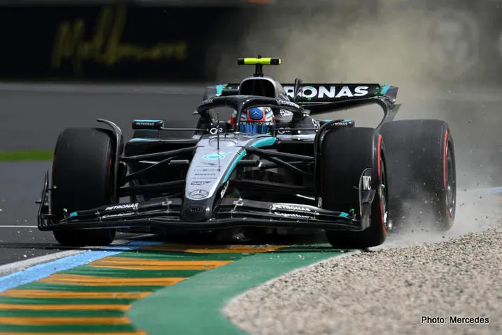 Antonelli f1 qualifying mebourne mercedes