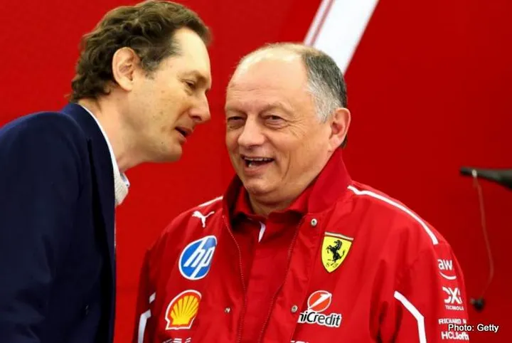 elkann ferrari f1 vasseur hamilton