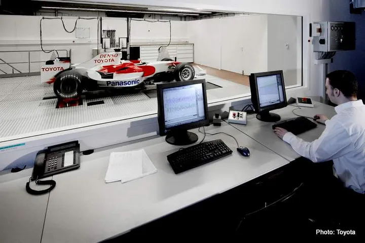 toyota wind tunnel f1 formula 1
