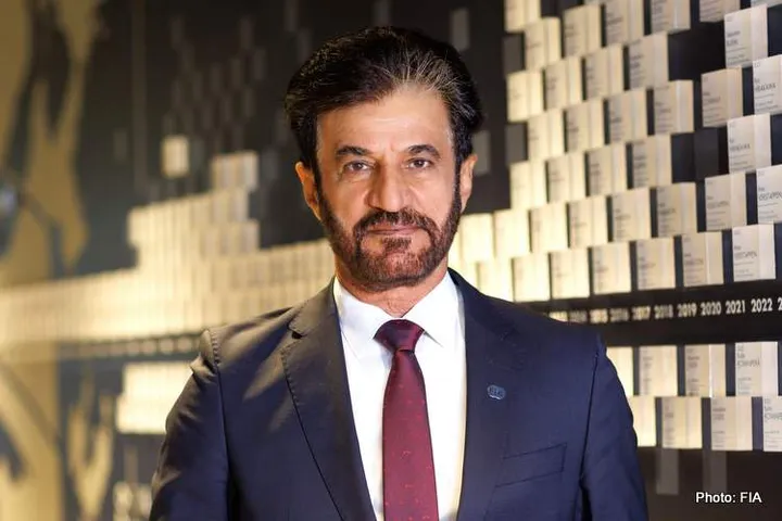 Mohammed Ben Sulayem official portraits, Paris April 24th 2024 - Photo : Frédéric Le Floc’h / DPPI