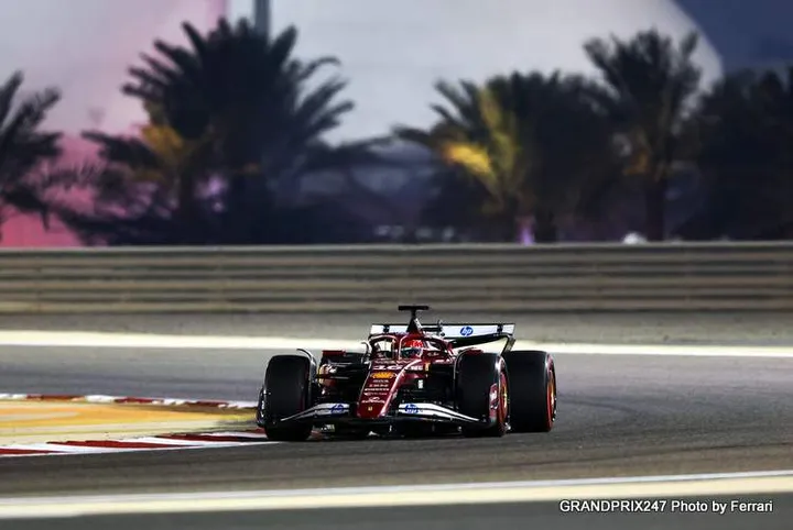Ferrari Leclerc Bahrain GP Friday
