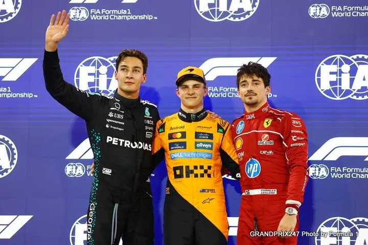 Bahrain GP Qualifying Top Three Press Conference