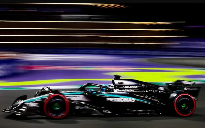 saudi gp fp2 fp1 friday mercedes