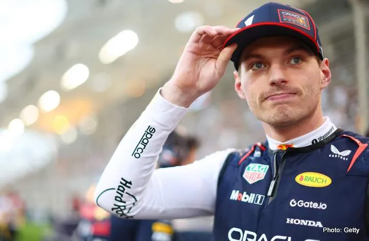 BAHRAIN, BAHRAIN - APRIL 13: Max Verstappen of the Netherlands and Oracle Red Bull Racing looks on on the grid during the F1 Grand Prix of Bahrain at Bahrain International Circuit on April 13, 2025 in Bahrain, Bahrain. (Photo by Mark Thompson/Getty Images) // Getty Images / Red Bull Content Pool // SI202504130761 // Montoya: This year is a bit of a reality check for editorial use only //