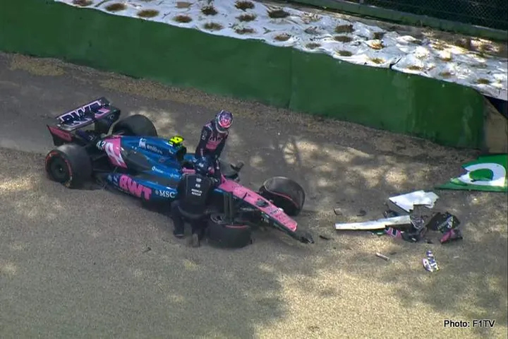 colapinto crash imola f1 alpine
