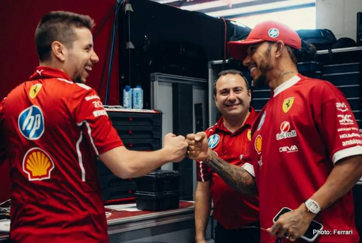 hamilton imola ferrari f1