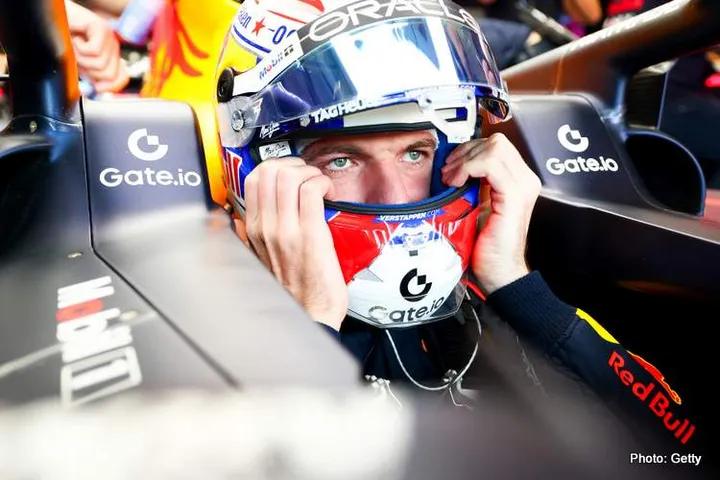 IMOLA, ITALY - MAY 17: Max Verstappen of the Netherlands and Oracle Red Bull Racing prepares to drive during qualifying ahead of the F1 Grand Prix of Emilia-Romagna at Autodromo Internazionale Enzo e Dino Ferrari on May 17, 2025 in Imola, Italy. (Photo by Mark Thompson/Getty Images) // Getty Images / Red Bull Content Pool // SI202505170466 // Usage for editorial use only //