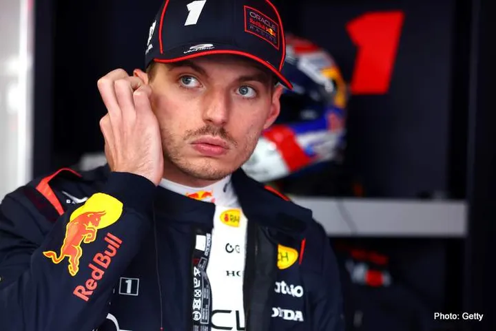 MONTE-CARLO, MONACO - MAY 24: Max Verstappen of the Netherlands and Oracle Red Bull Racing looks on during qualifying ahead of the F1 Grand Prix of Monaco at Circuit de Monaco on May 24, 2025 in Monte-Carlo, Monaco (Photo by Mark Thompson/Getty Images) // Getty Images / Red Bull Content Pool // SI202505240291 // Usage for editorial use only //