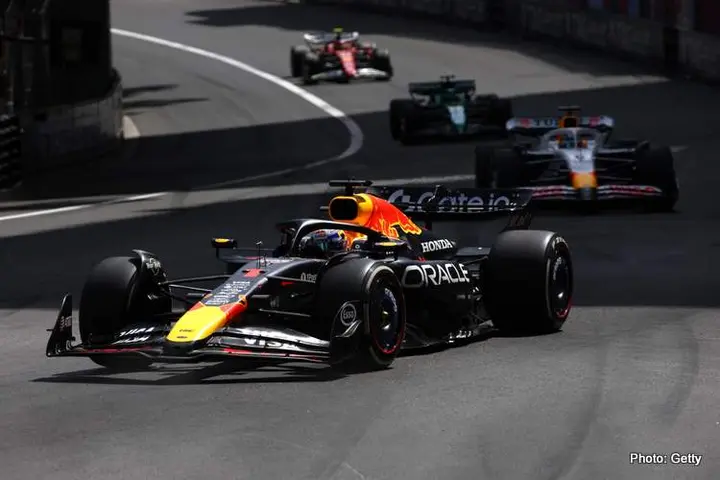 MONTE-CARLO, MONACO - MAY 25: Max Verstappen of the Netherlands driving the (1) Oracle Red Bull Racing RB21 on track during the F1 Grand Prix of Monaco at Circuit de Monaco on May 25, 2025 in Monte-Carlo, Monaco. (Photo by Mark Thompson/Getty Images) // Getty Images / Red Bull Content Pool // SI202505250402 // Usage for editorial use only //